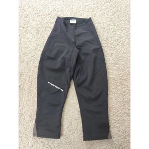 (V) NRS Women CAPRI leggings neoprene rashguard BLACK sz XS